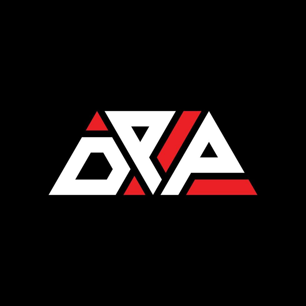DPP triangle letter logo design with triangle shape. DPP triangle logo design monogram. DPP triangle vector logo template with red color. DPP triangular logo Simple, Elegant, and Luxurious Logo. DPP