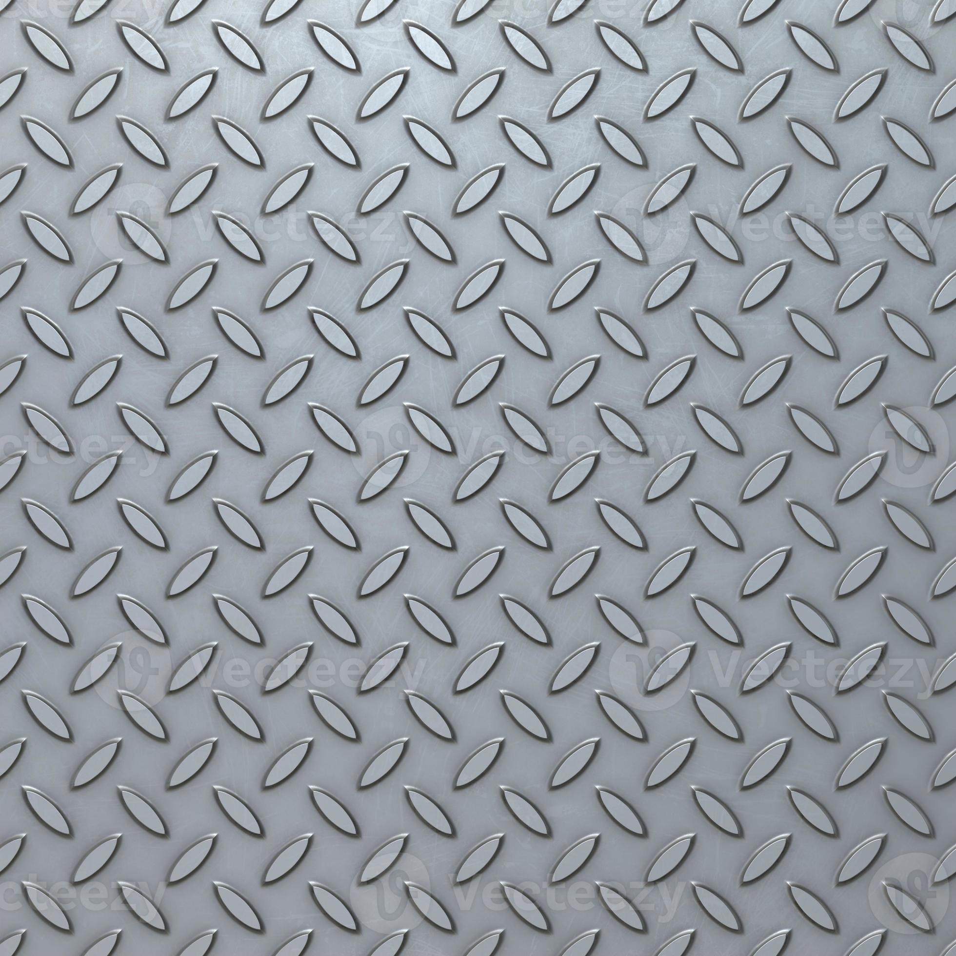 3D Realistic corrugated iron metal plate rendered texture background