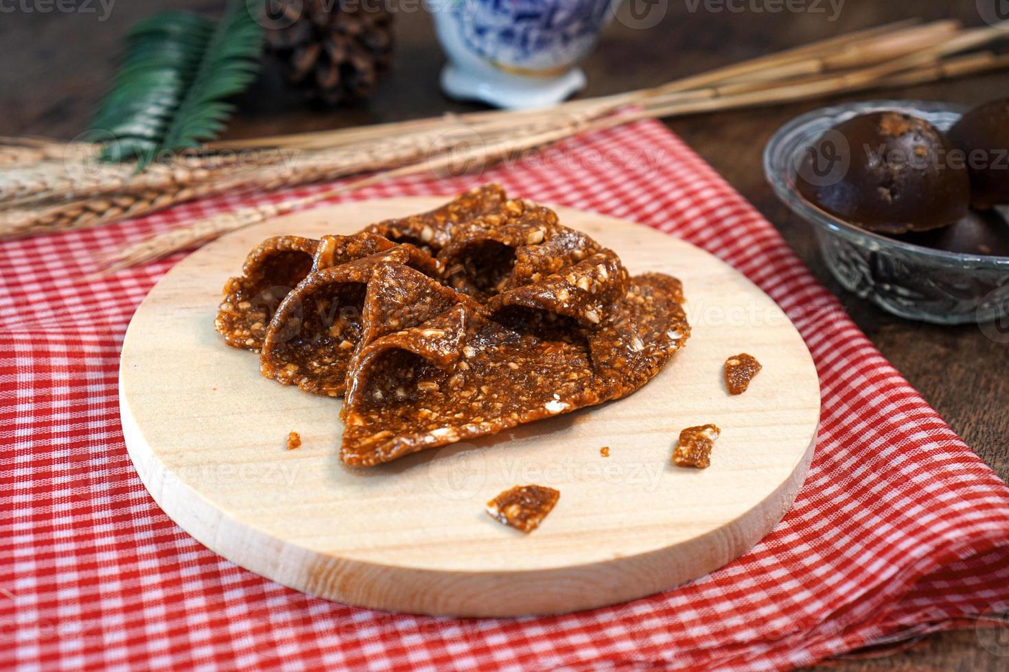 Teng Teng Indonesian crunchy sweets snack photo