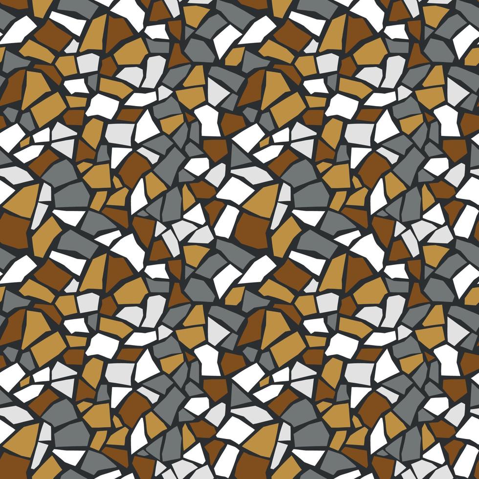 Terrazzo tiles seamless pattern. Perfect for textile, wallpaper or print design. vector