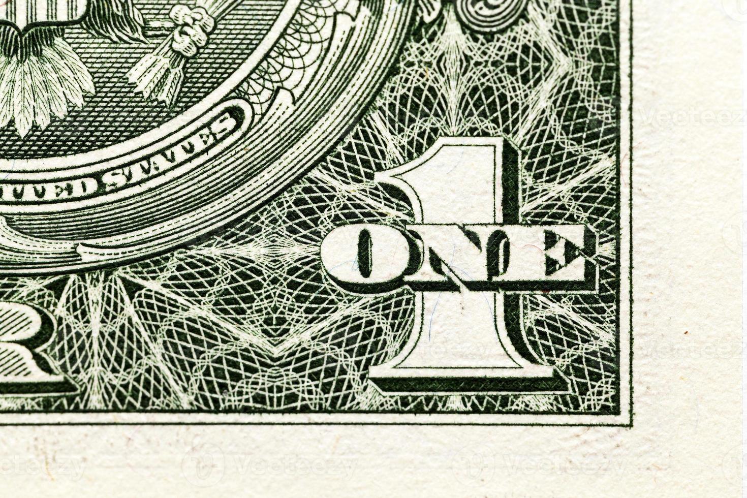 American dollars, close-up photo