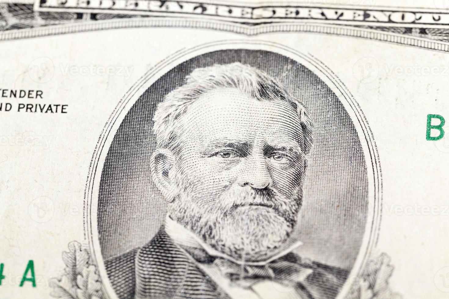 American dollars, close-up photo
