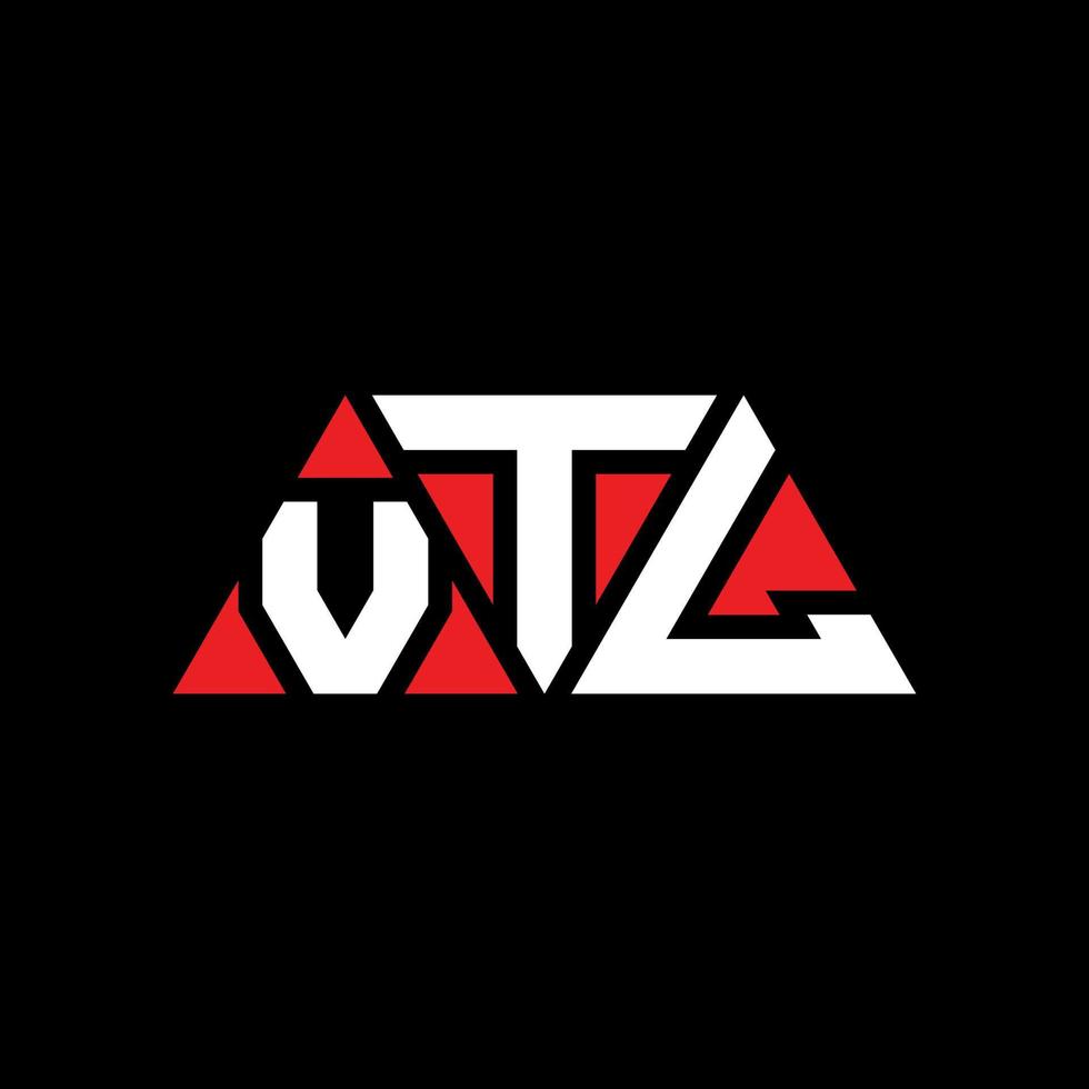 VTL triangle letter logo design with triangle shape. VTL triangle logo design monogram. VTL triangle vector logo template with red color. VTL triangular logo Simple, Elegant, and Luxurious Logo. VTL