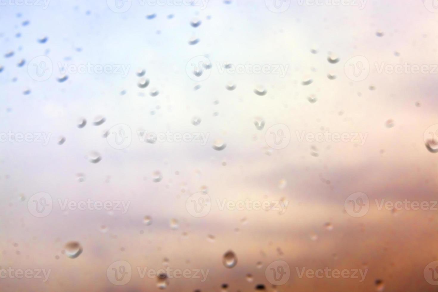 drops on glass photo