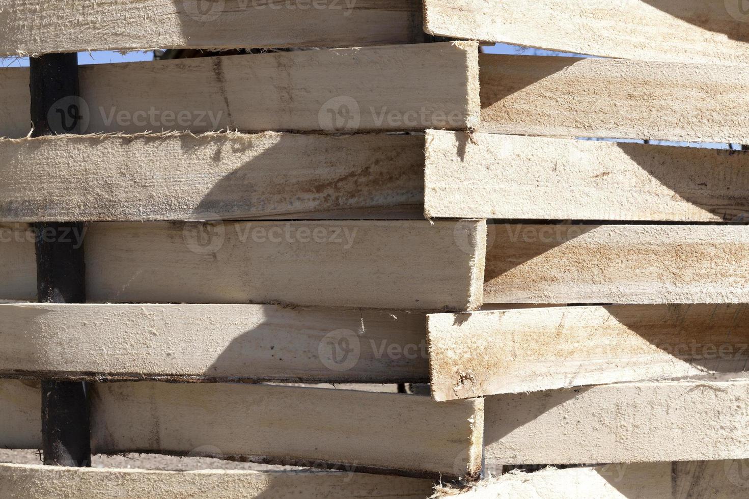 wooden fence from board photo