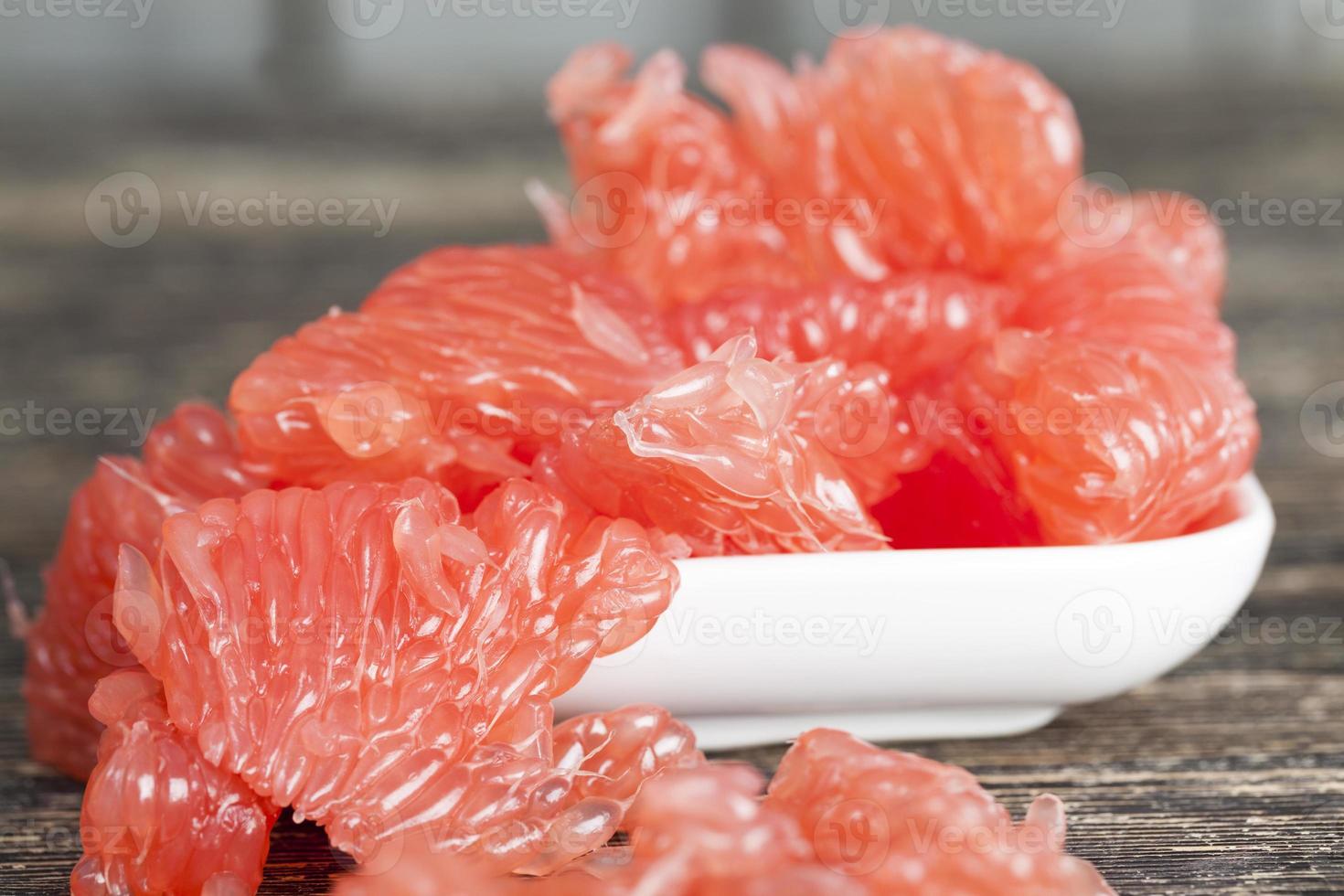 Peeled grapefruit table pulp 9550553 Stock Photo at Vecteezy