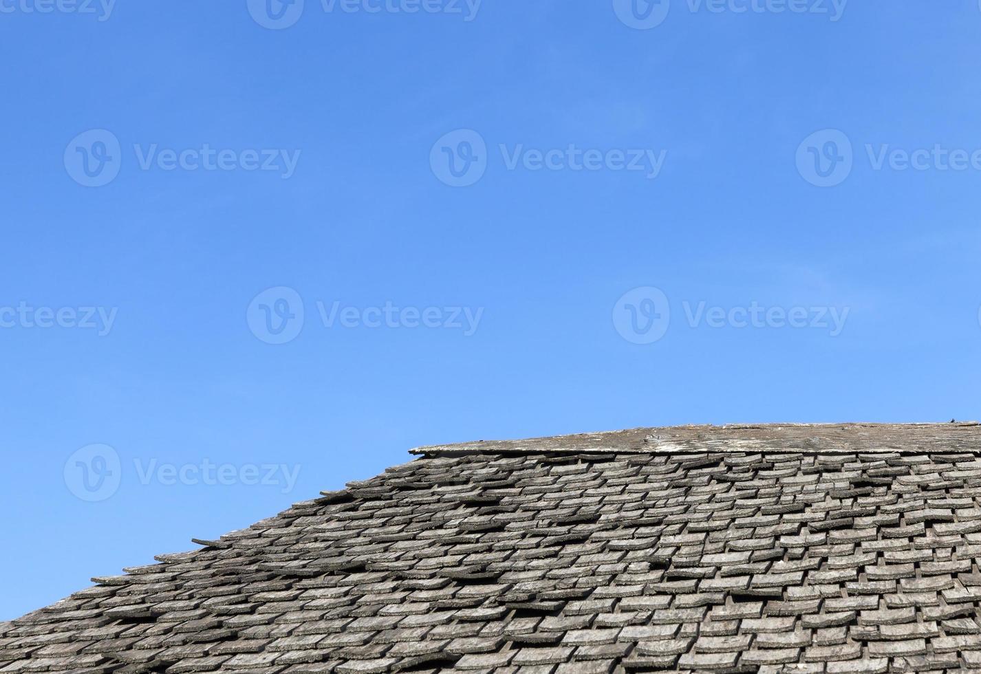 old roof, close up photo