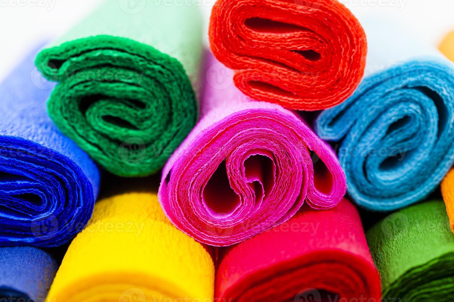 crepe paper, close up photo