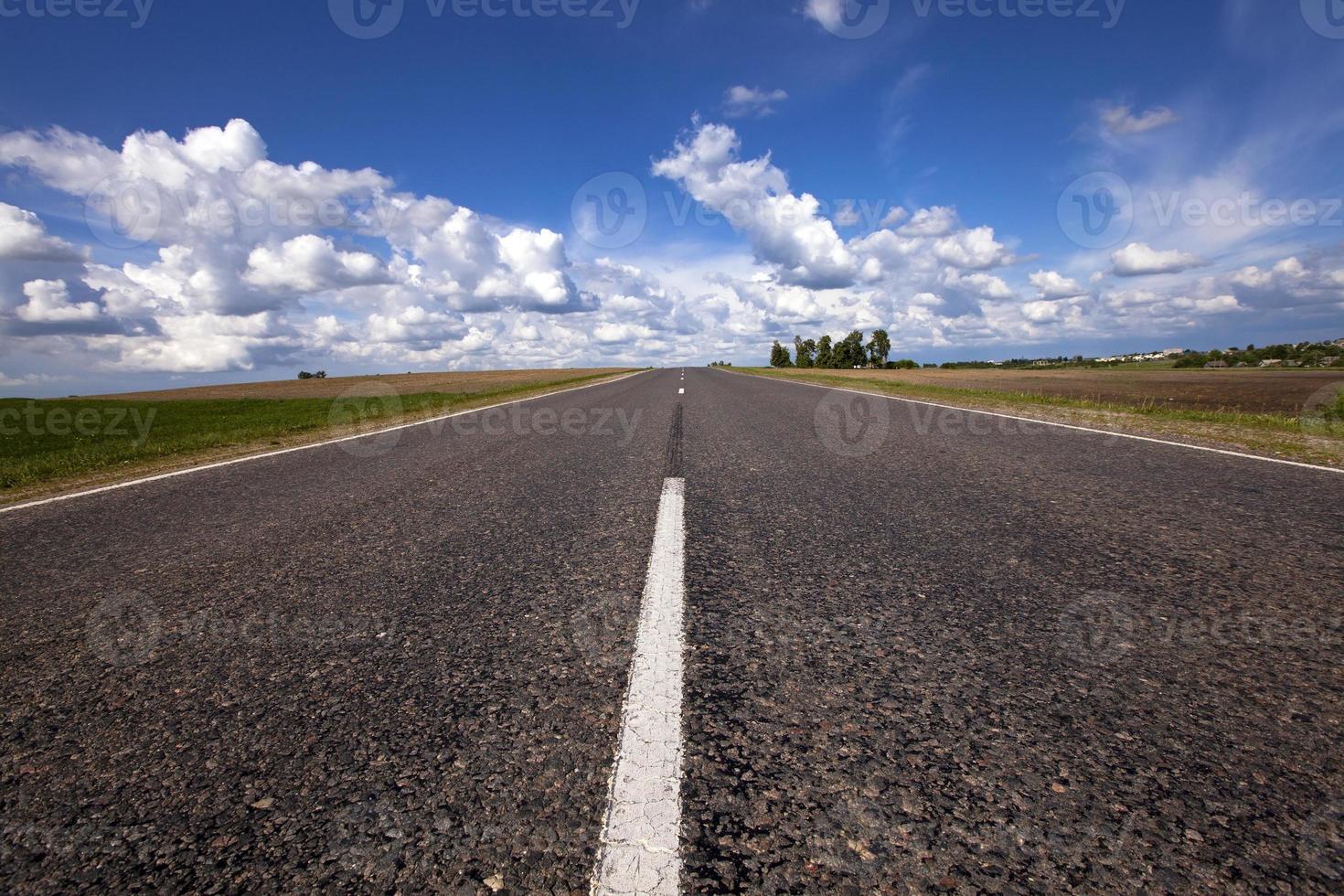 summer road and sky photo