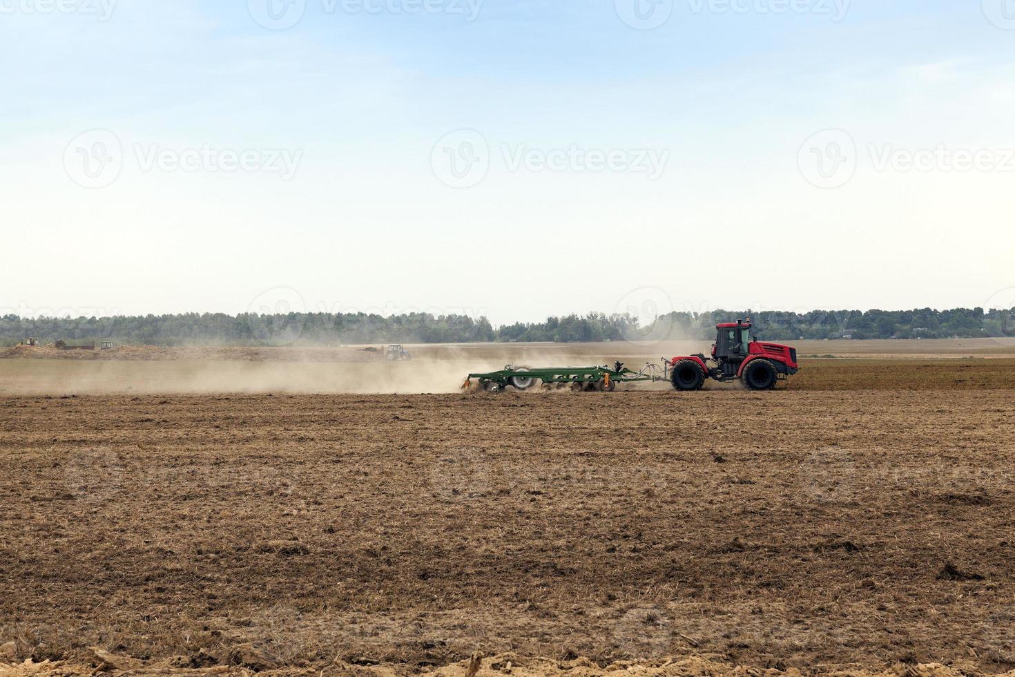 processing of agricultural fields photo