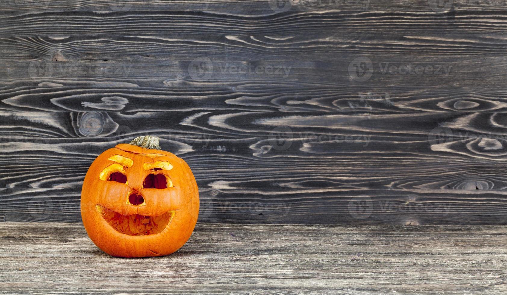 calabaza de vacaciones de halloween foto