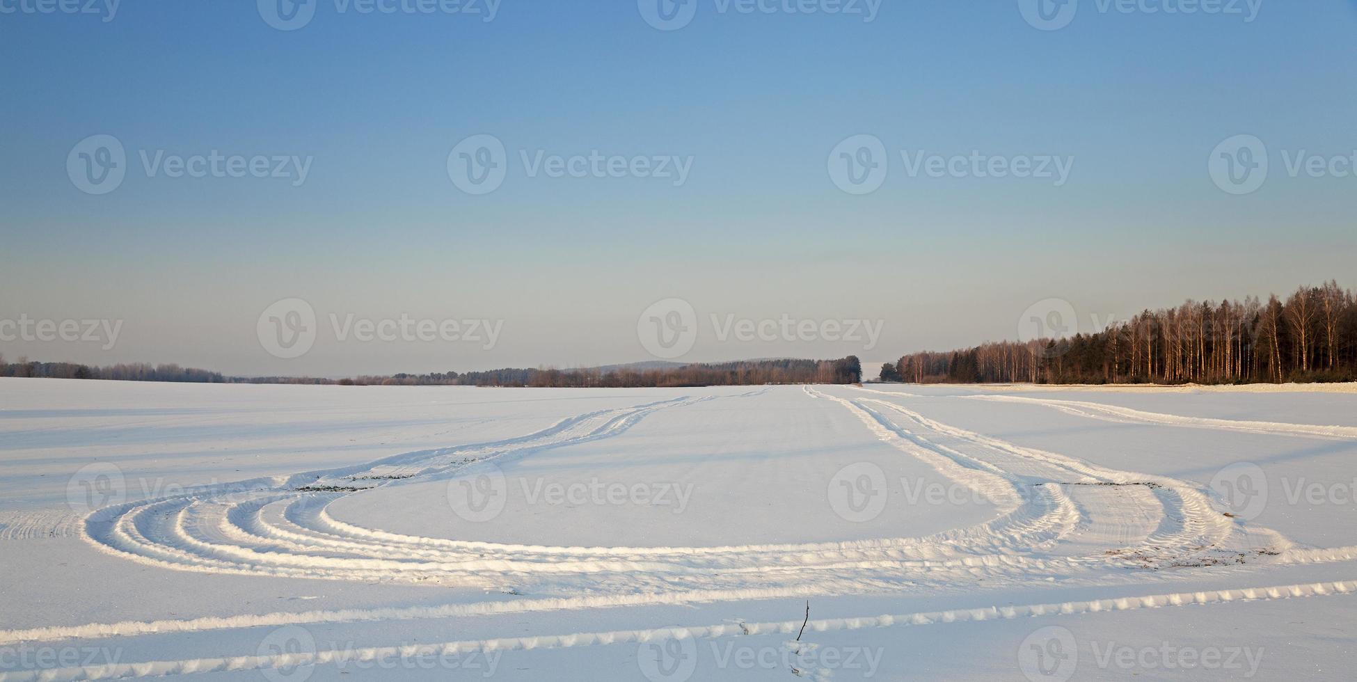 the road to a field photo
