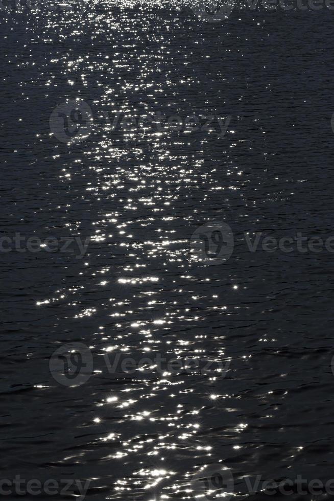 white glare on lake photo