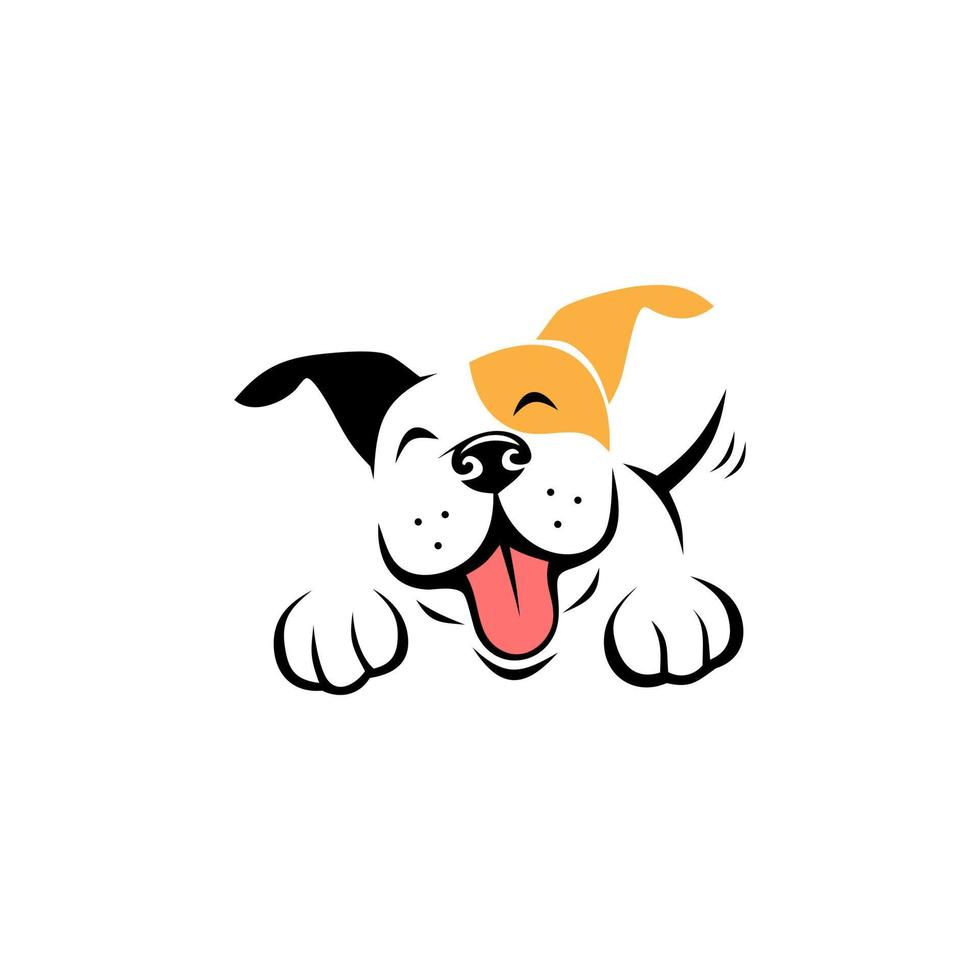 spoiled dog illustration. illustration of a spoiled and adorable dog, perfect for pet companies vector