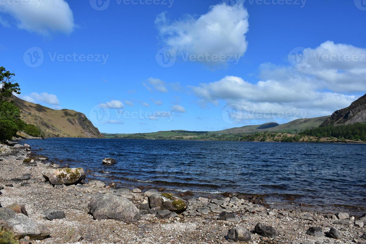 Spring Day at Beautiful Ennerdale Water in England photo