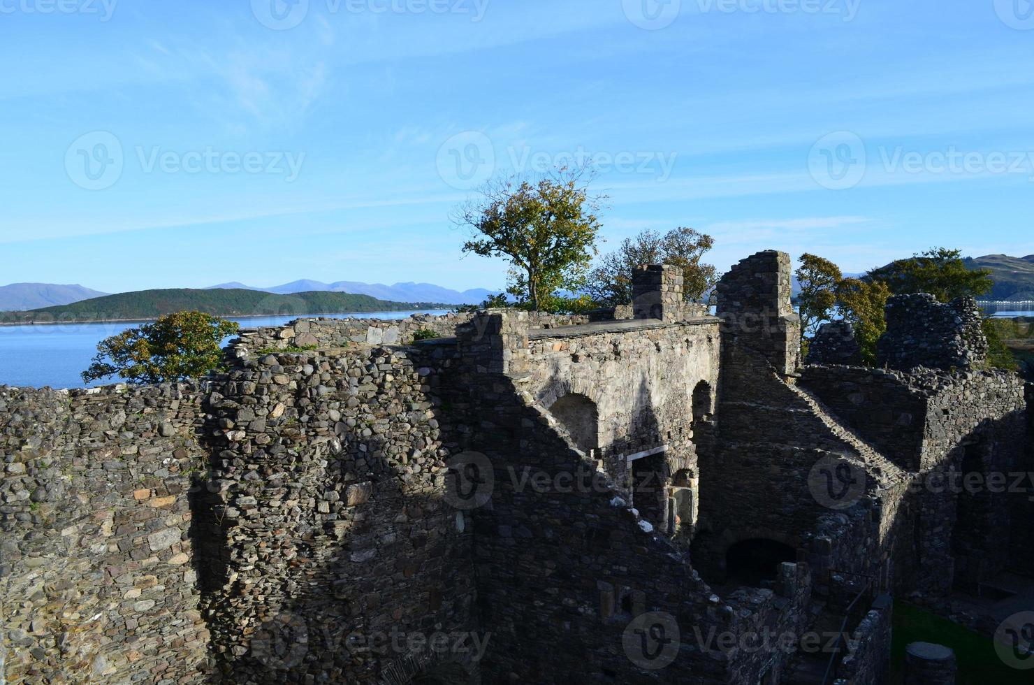 The Ramparts at Dunstaffnage Castle 9552083 Stock Photo at Vecteezy