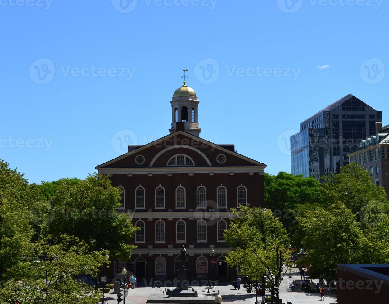 Fanueil Hall in the City of Boston Massachusetts photo