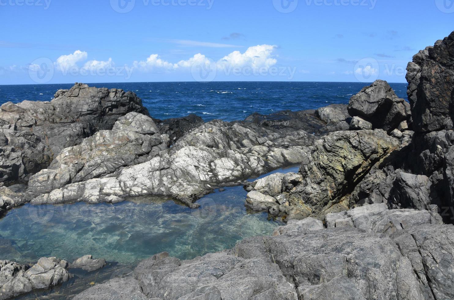Rugged Rocky Cove with a Natural Pool photo