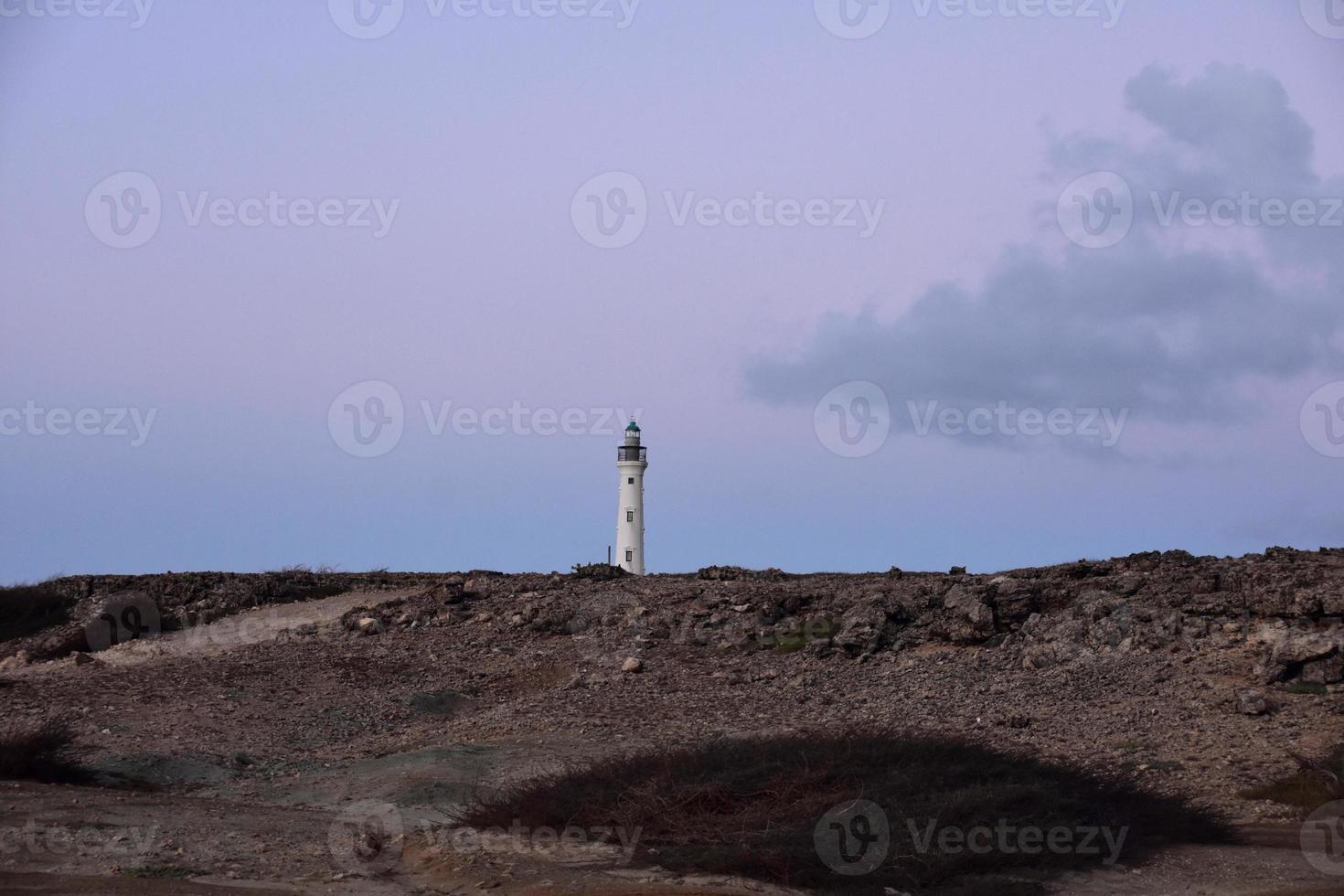 Pink Skies Over California Lighthouse at Dawn photo