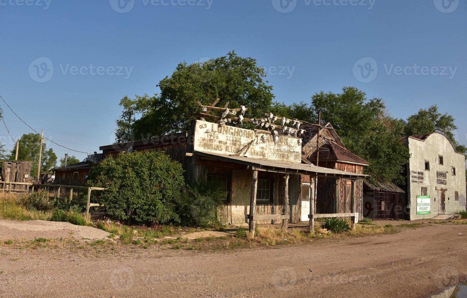 Dilapidated and Deserted Ghost Town of Scenic photo