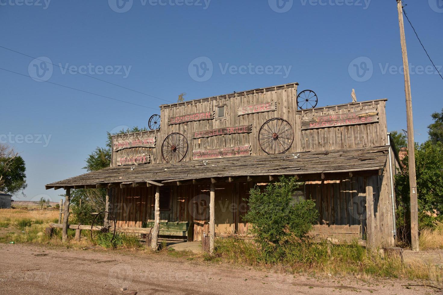 Abandoned and Dilapidated Building in Scenic South Dakota photo