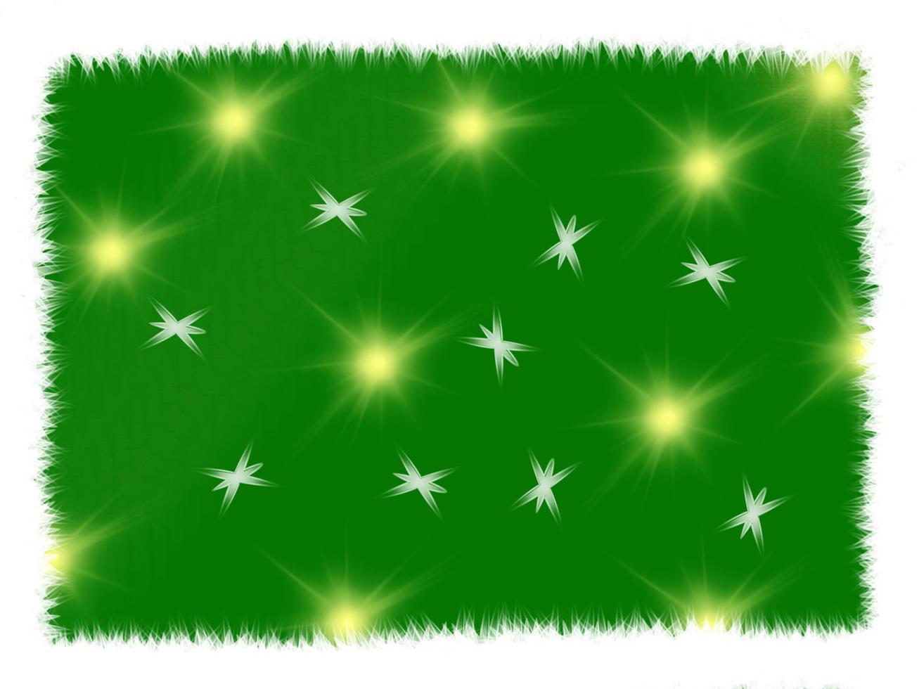 las estrellas verdes brillantes brillan en el fondo abstracto, diseñan una plantilla para pancartas, afiches y tarjetas de felicitación. ilustración vectorial, vector