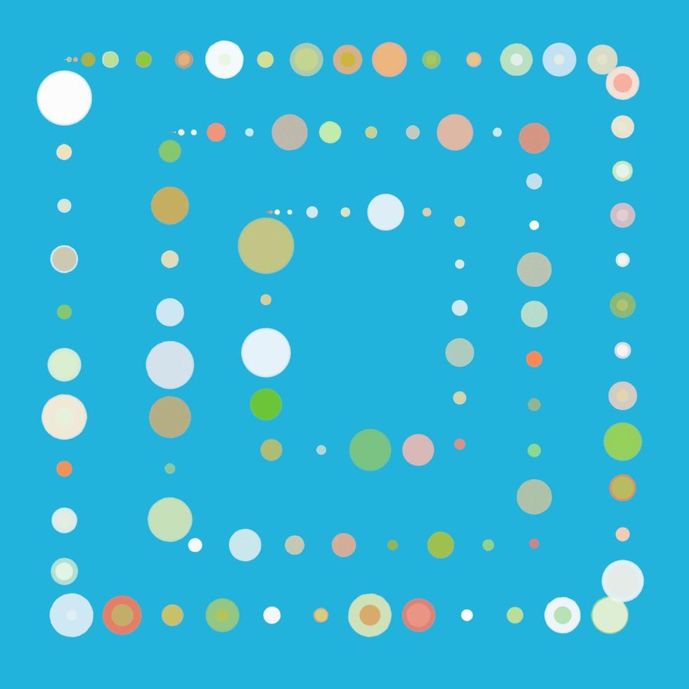 abstract background with bright multicolor and colorful circles on pastel blue,vector vector