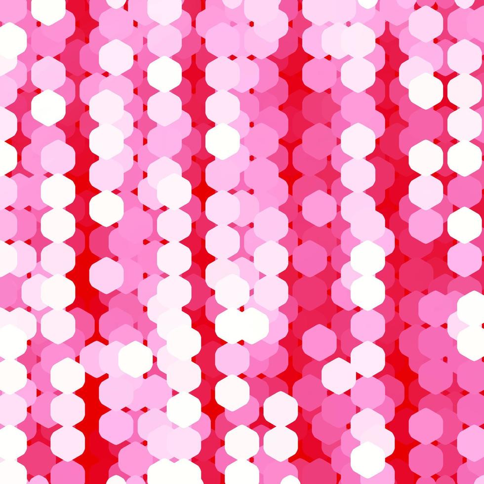 extracto, rosa, y, blanco, hexágonos, cristal, bokeh, plano de fondo, vector