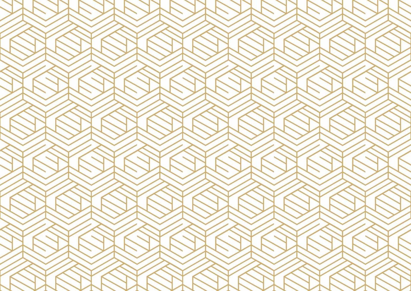 abstract geometric pattern with hexagon shape vector
