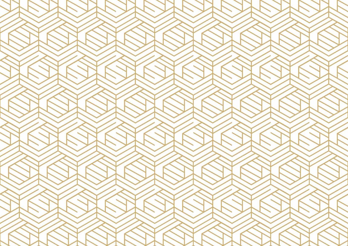 abstract geometric pattern with hexagon shape vector