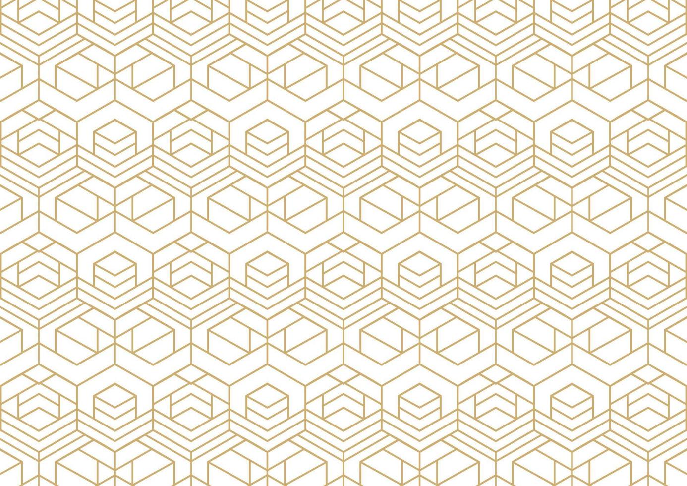abstract geometric pattern with hexagon shape vector
