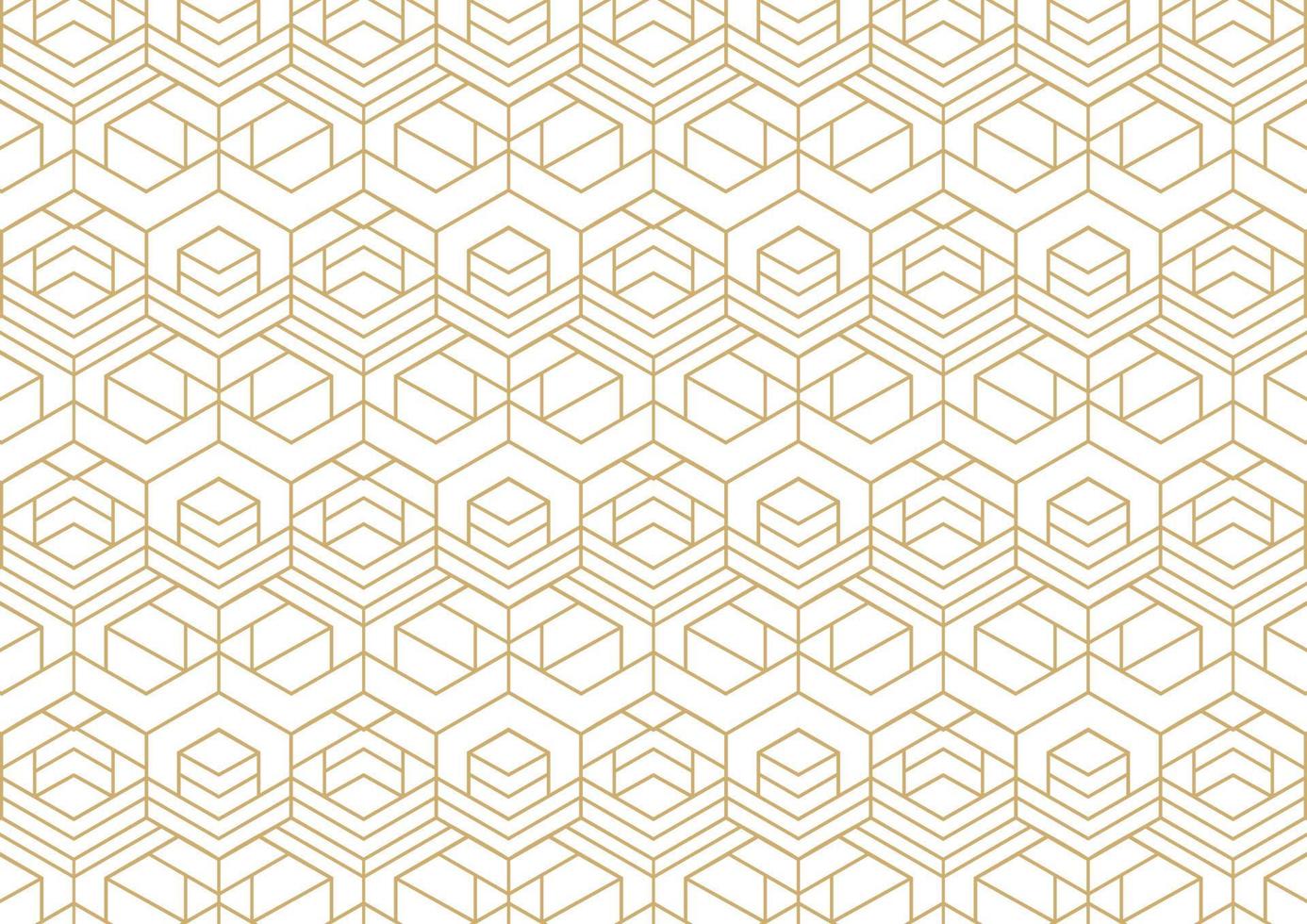 abstract geometric pattern with hexagon shape vector