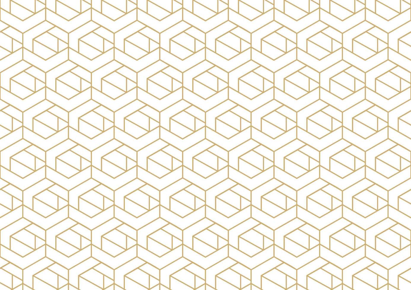 abstract geometric pattern with hexagon shape vector