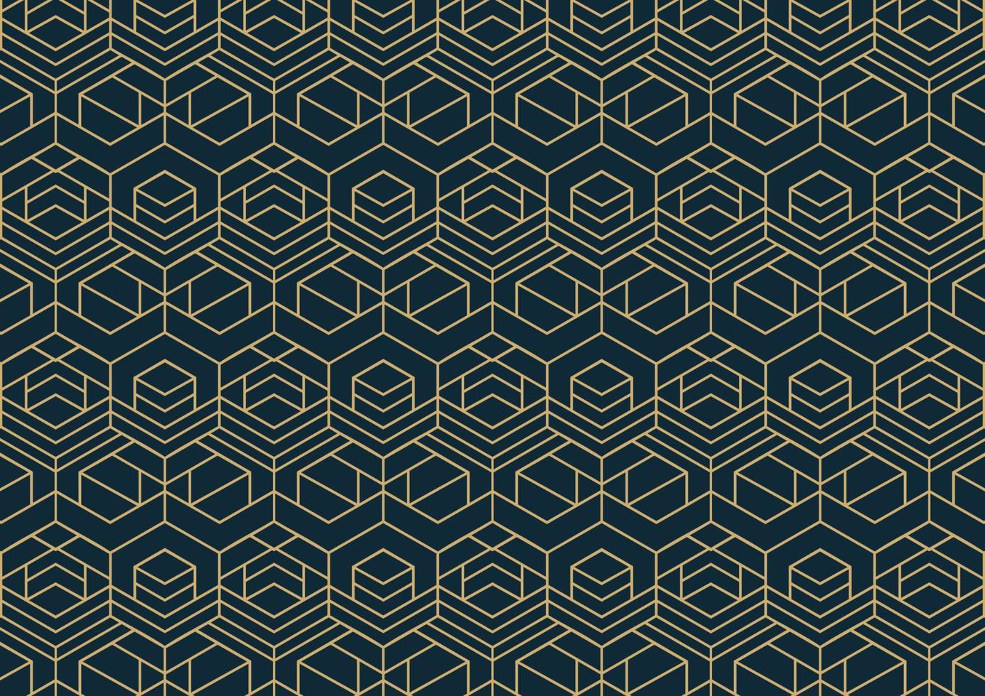 patrón geométrico abstracto con forma hexagonal vector