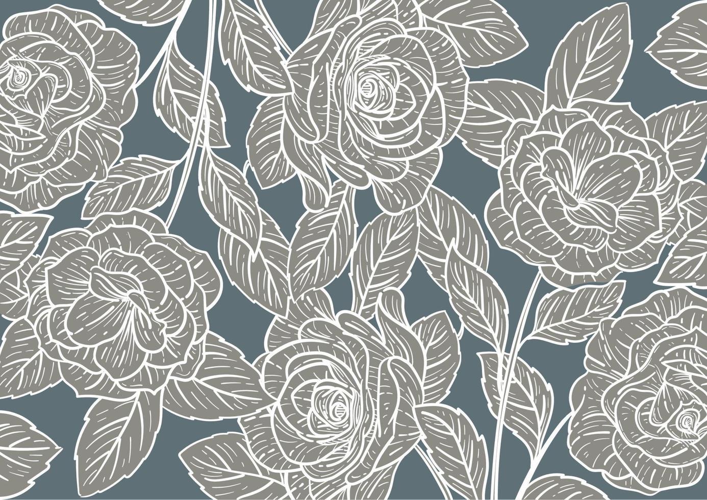 floral and flower background pattern vector