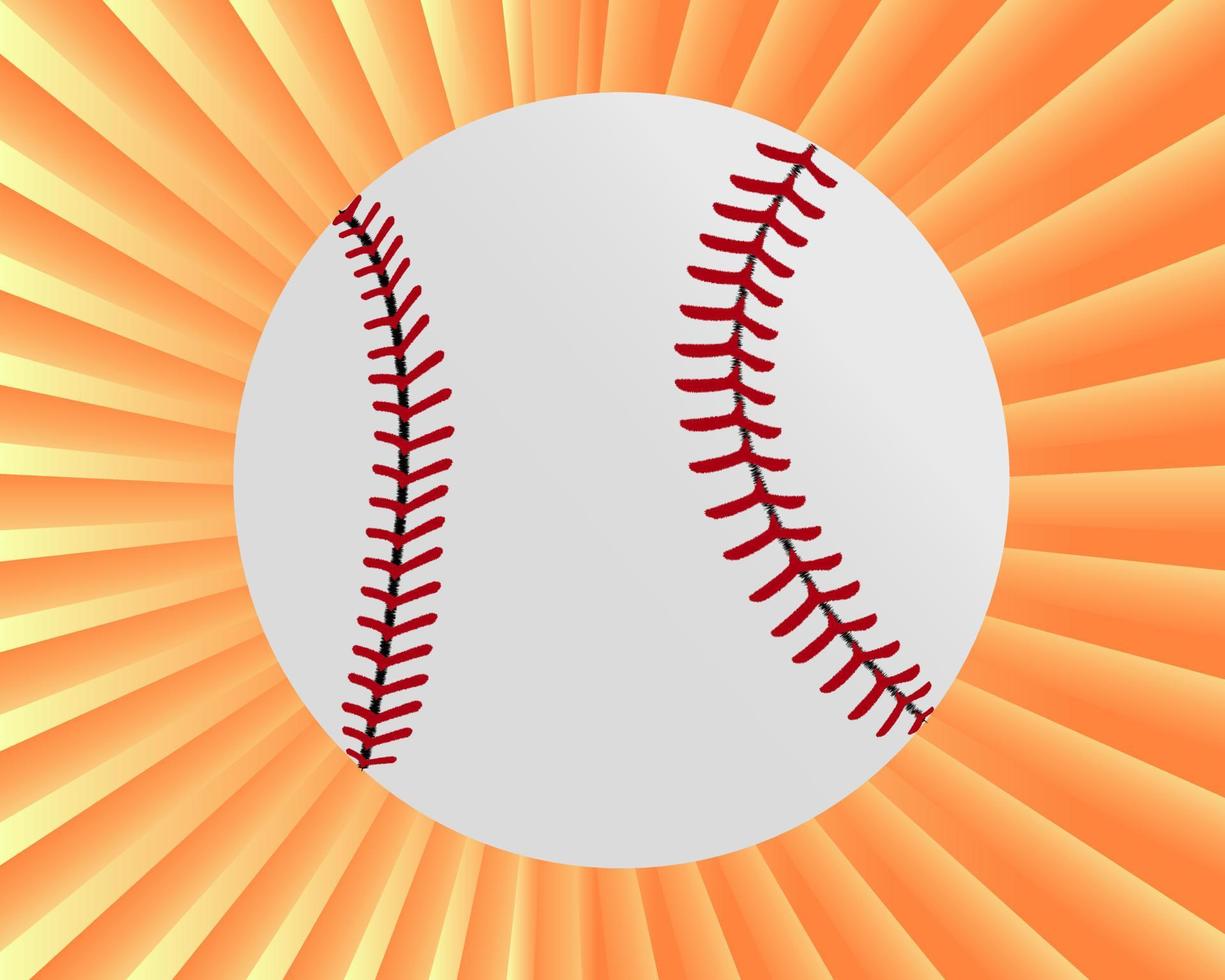 pelota de beisbol para beisbol vector