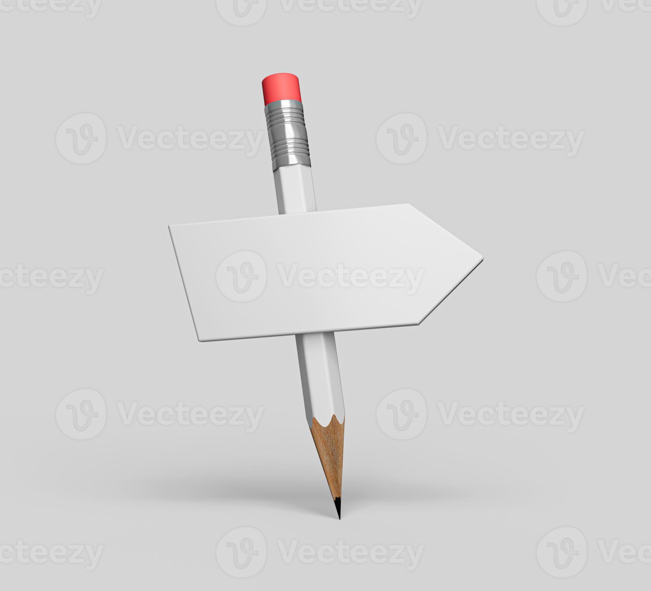 Education infographic design pencil and road sign elements. educational