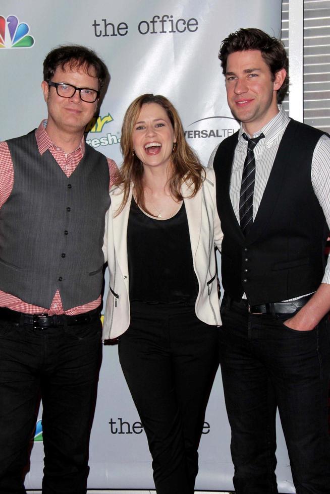 LOS ANGELES, MAR 16 - Rainn Wilson, Jenna Fscher, John Krasinski arrives at The Office Series Finale Wrap Party at the Unici Casa on March 16, 2013 in Culver City, CA photo