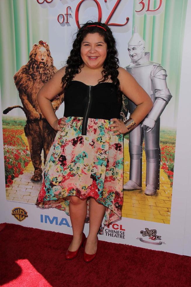 LOS ANGELES, SEP 15 - Raini Rodriguez at the The Wizard Of Oz 3D World Premiere Screening at TCL Chinese IMAX Theate on September 15, 2013 in Los Angeles, CA photo