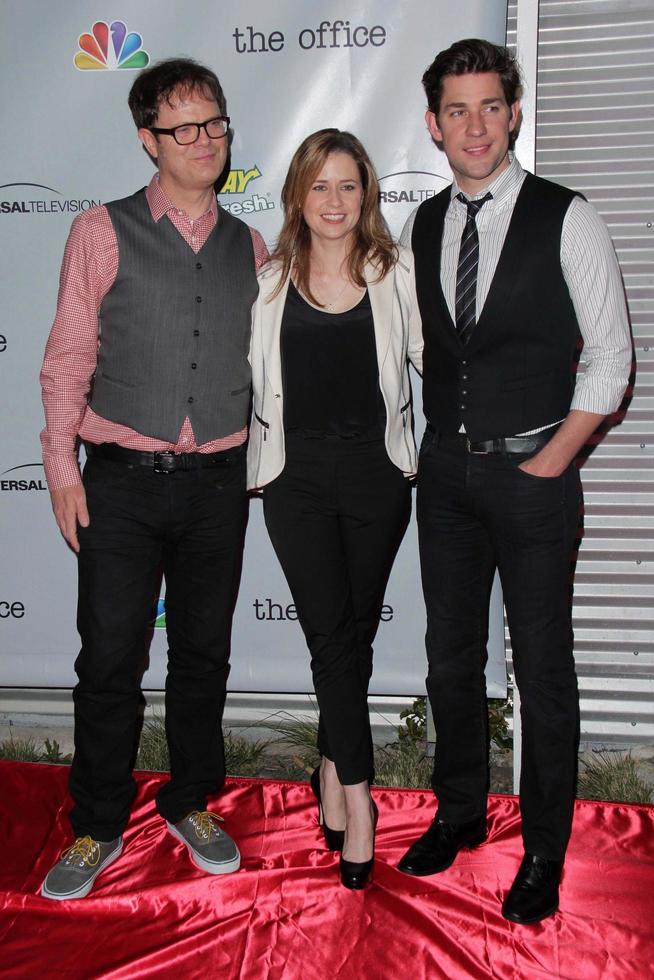 LOS ANGELES, MAR 16 - Rainn Wilson, Jenna Fscher, John Krasinski arrives at The Office Series Finale Wrap Party at the Unici Casa on March 16, 2013 in Culver City, CA photo
