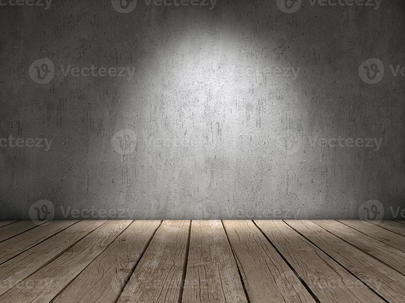 Concrete and wood photo
