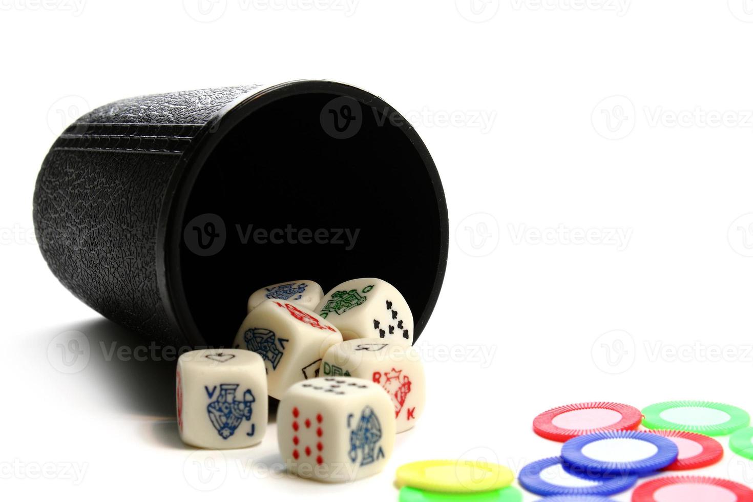 Dice and chips photo