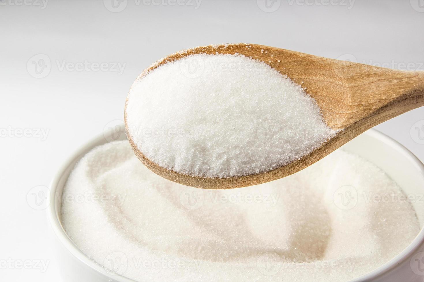 Bowl filled with sugar photo