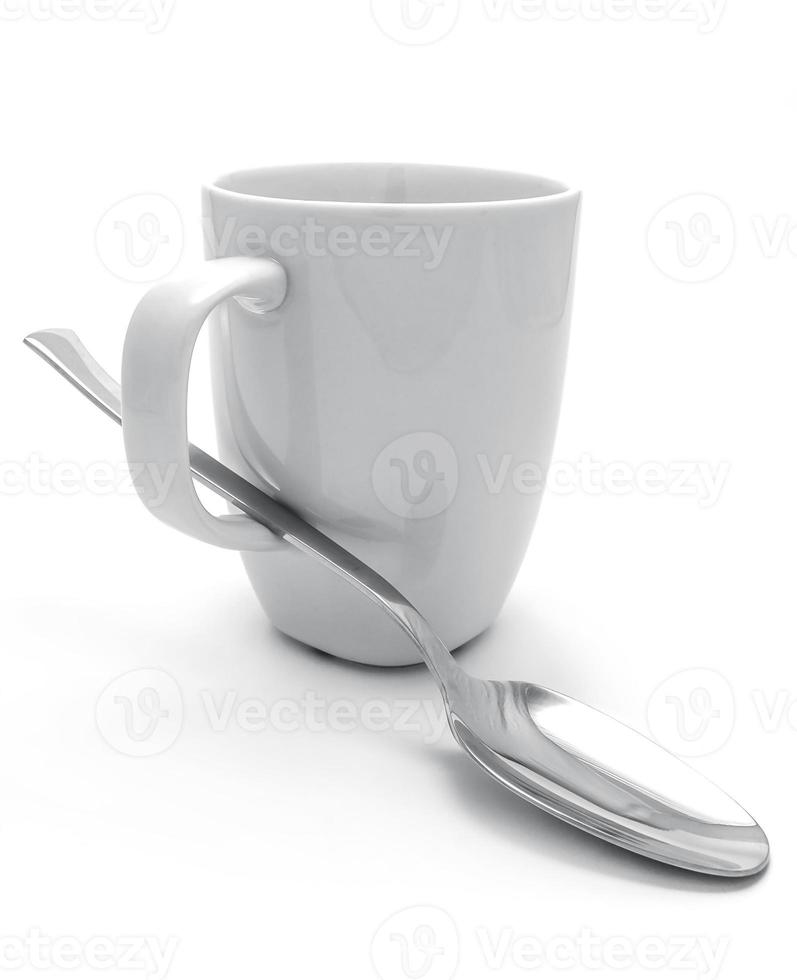 Mug and spoon photo
