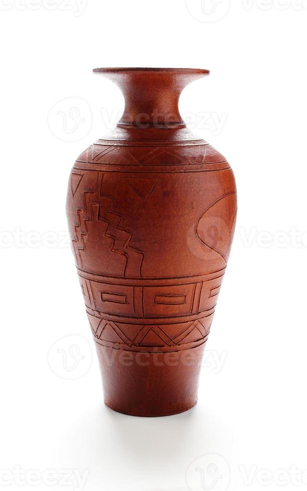 Traditional clay jar photo