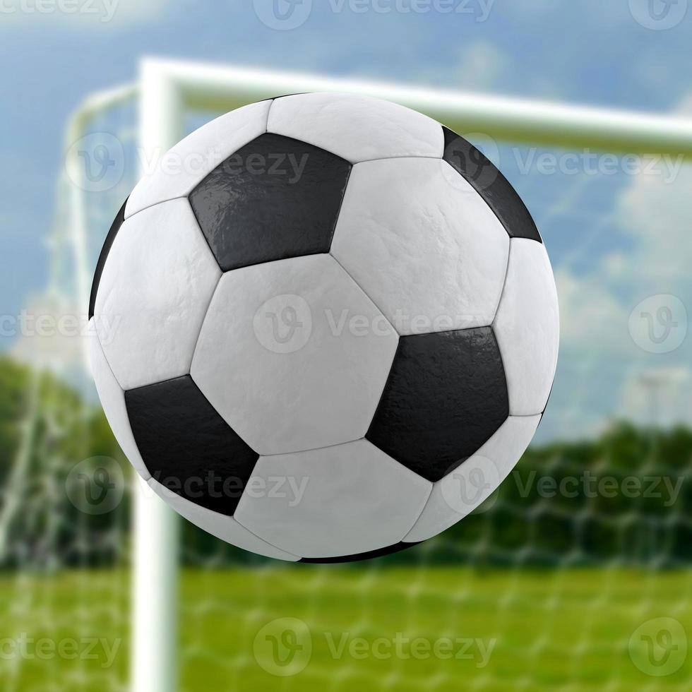 Football goal background photo