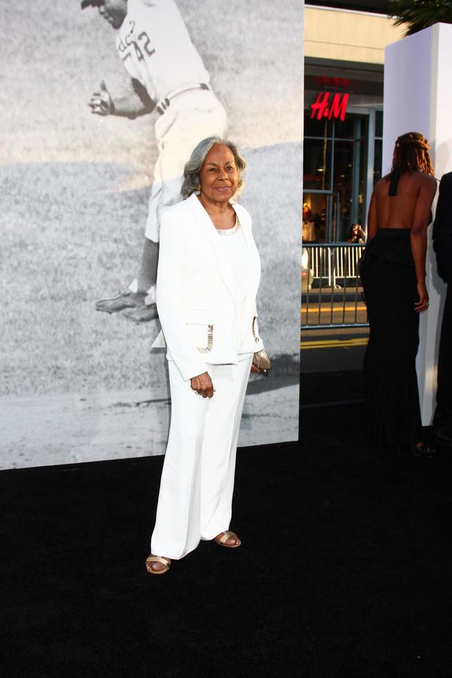 LOS ANGELES, APR 9 - Rachel Robinson arrives at the 42 Premiere at the Chinese Theater on April 9, 2013 in Los Angeles, CA photo