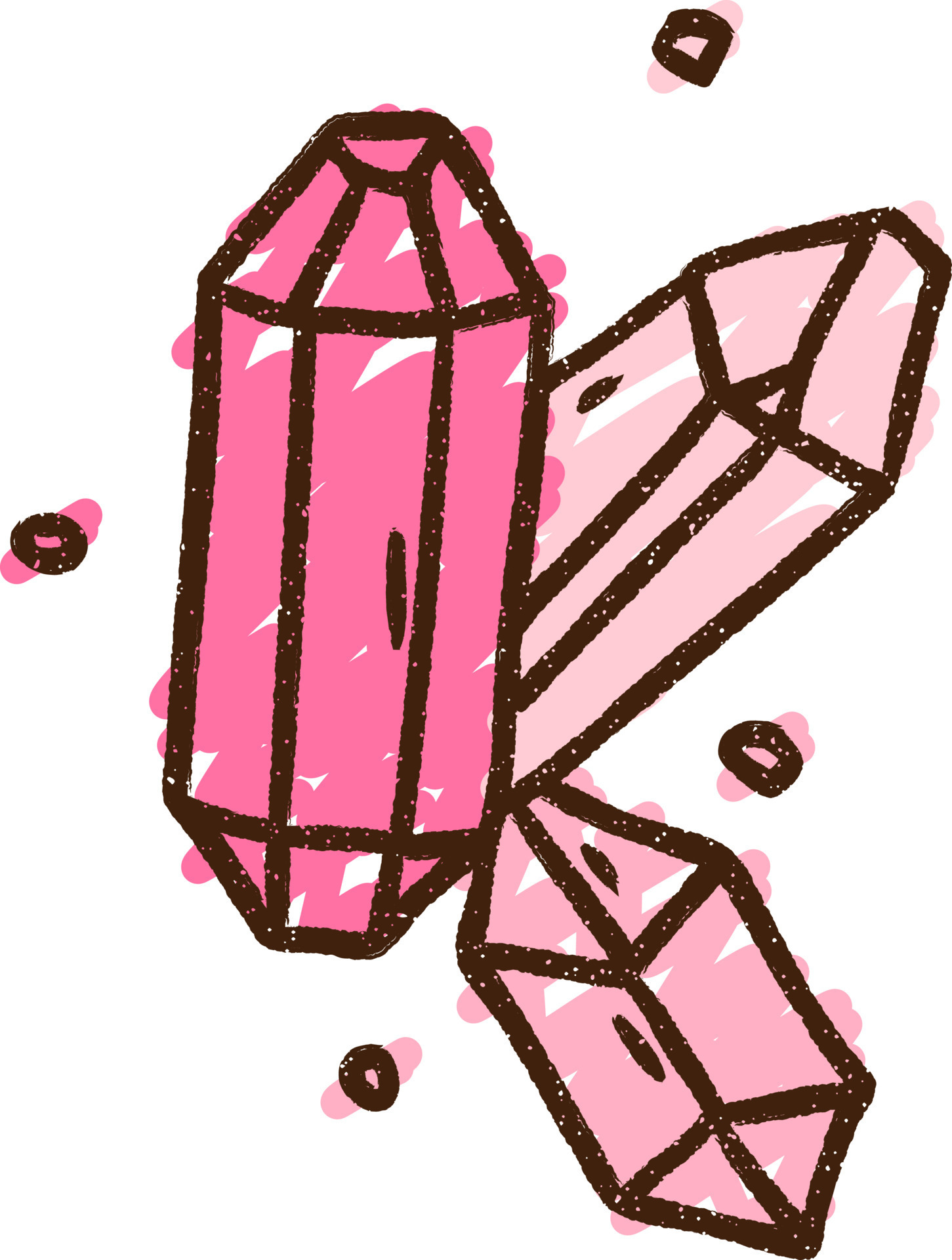 Gems Chalk Drawing 9557468 Vector Art at Vecteezy