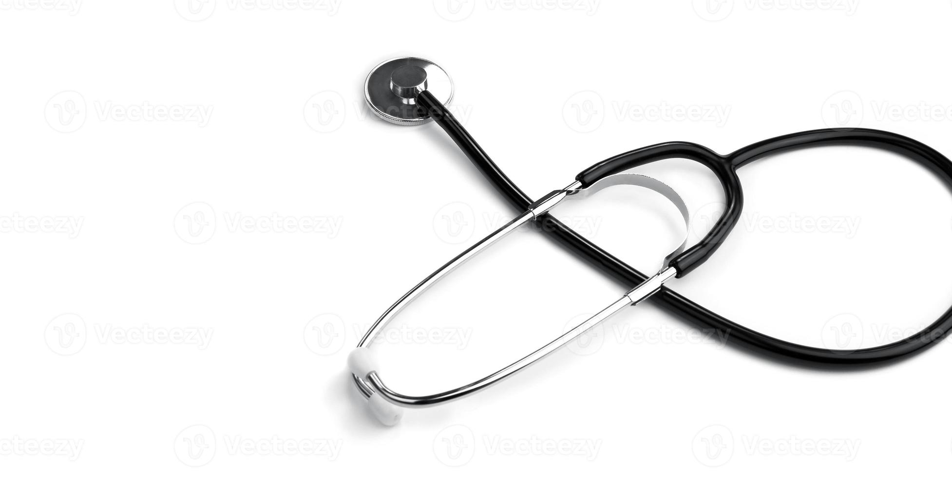 Stethoscope on white photo