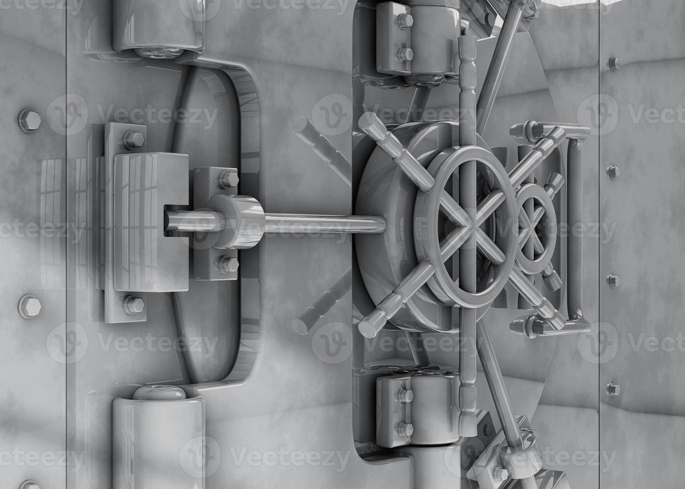Locked vault background photo